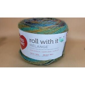 Red Heart Roll With It Melange Yarn-Paparazzi